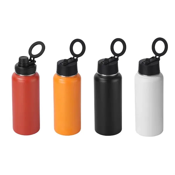 32oz Vacuum Magsafe Water Bottle w/ Magnetic Phone Holder