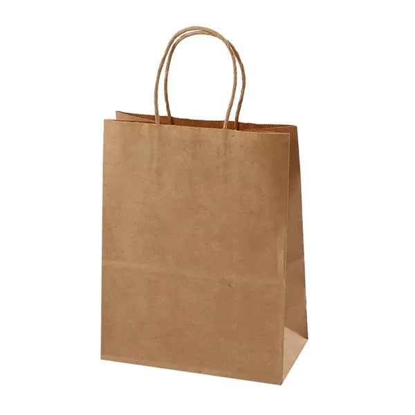 Colored Kraft Paper Gift Tote Bag