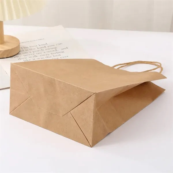 Colored Kraft Paper Gift Tote Bag
