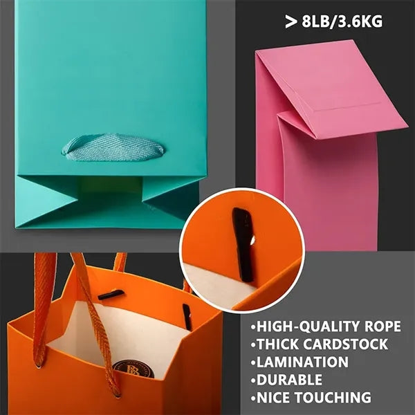 Kraft Paper Single Wine Bottle Bag