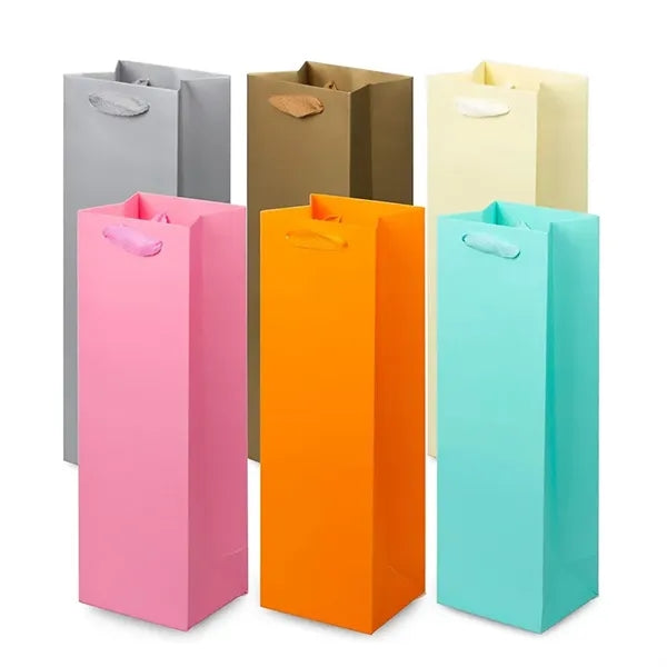 Kraft Paper Single Wine Bottle Bag