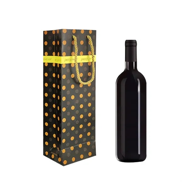 Kraft Paper Single Wine Bottle Bag