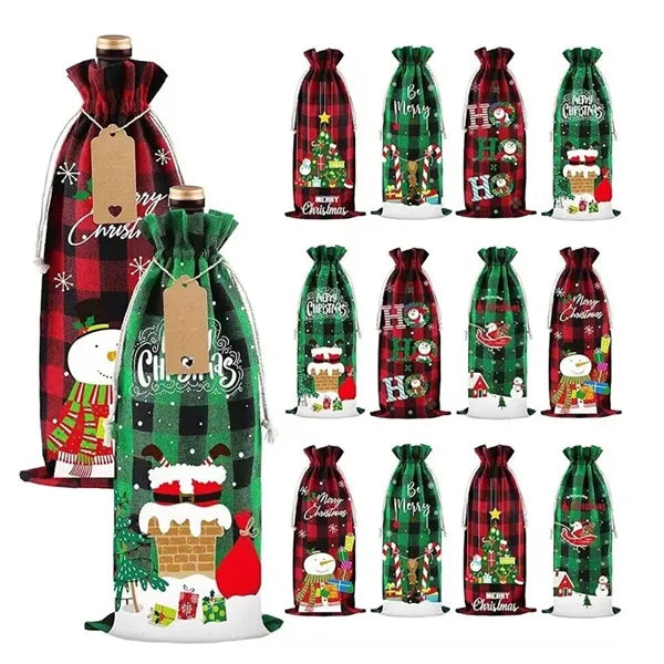 Jute Wine Bottle Bag