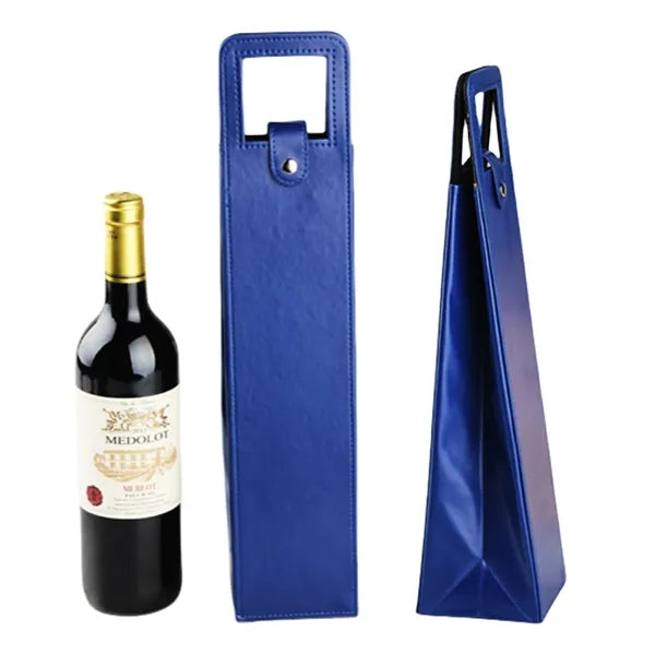 Wine Leather Tote Bag