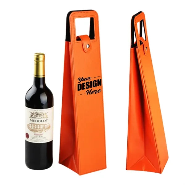 Wine Leather Tote Bag