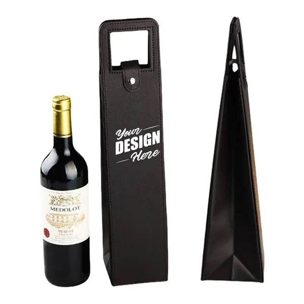 Wine Leather Tote Bag