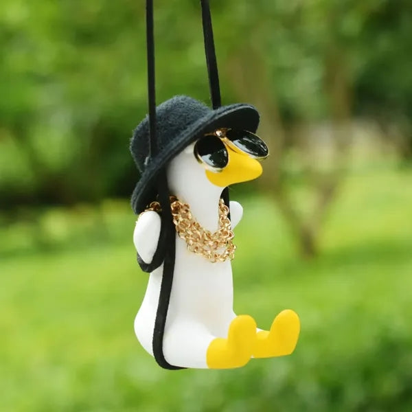 Funny Swinging Duck Car Decor