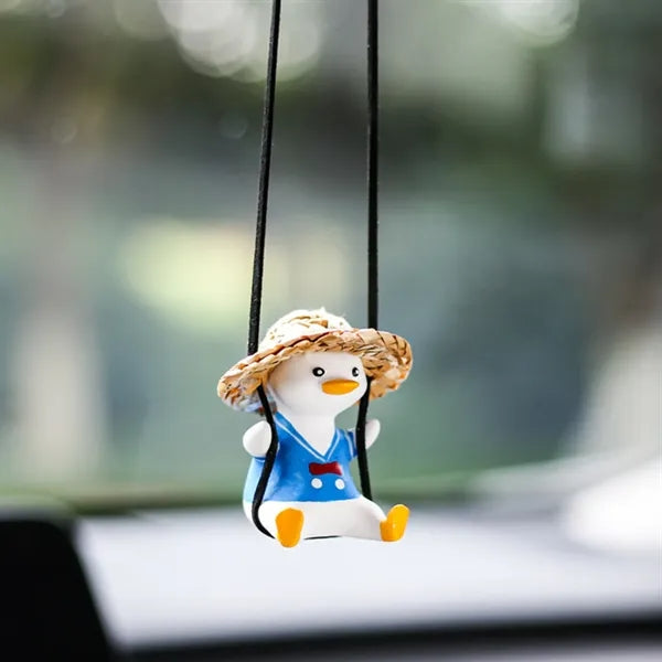Funny Swinging Duck Car Decor