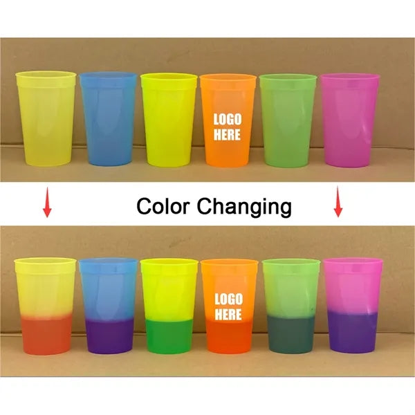 450ml Cold Color Changing Plastic Cup