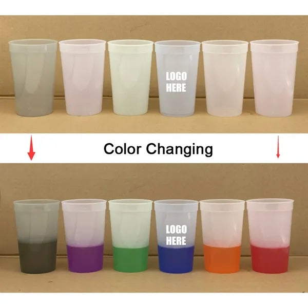 450ml Cold Color Changing Plastic Cup