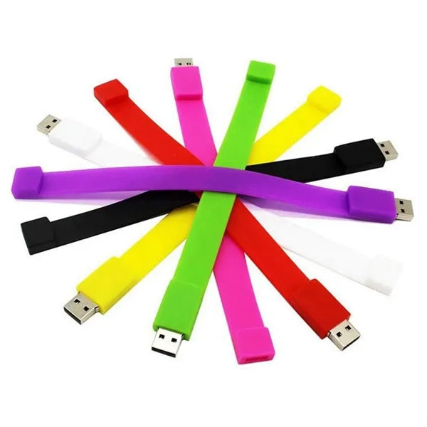 16GB Flash Drives Bracelet Bulk USB Wristband Data Storage