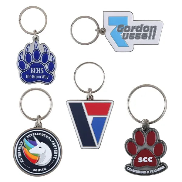 1.75" x 1.75" Diestruck Soft Enamel Keychain