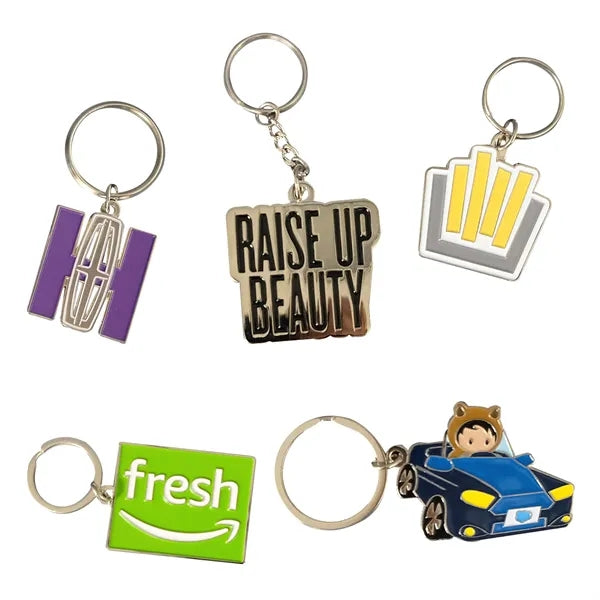 1.75" x 1.75" Diestruck Soft Enamel Keychain