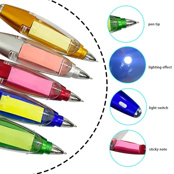 Lanyard Sticky Note Light Pen