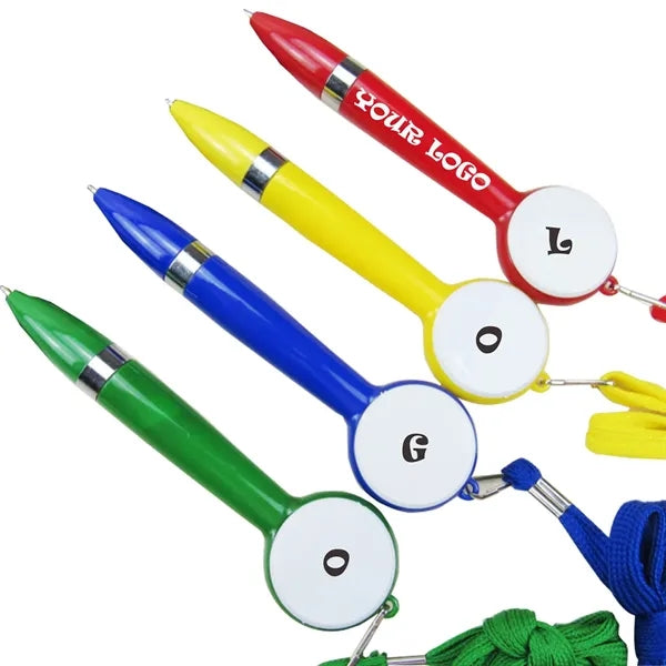 Ballpoint Pen with Lanyard
