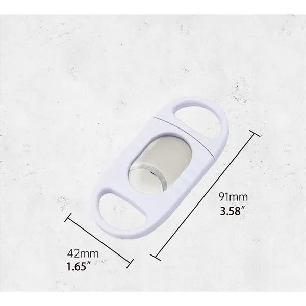 Cigar Cutter Stainless Steel Double Cutting Blade Guillotine