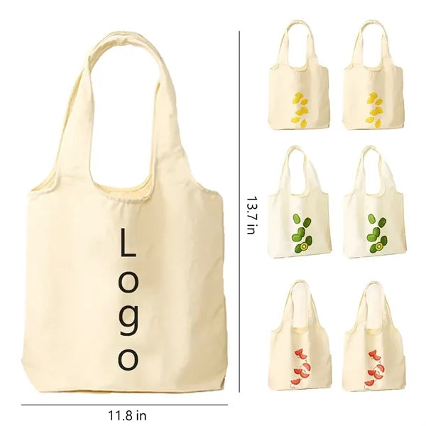 Large Capacity Canvas Bag On One Shoulder