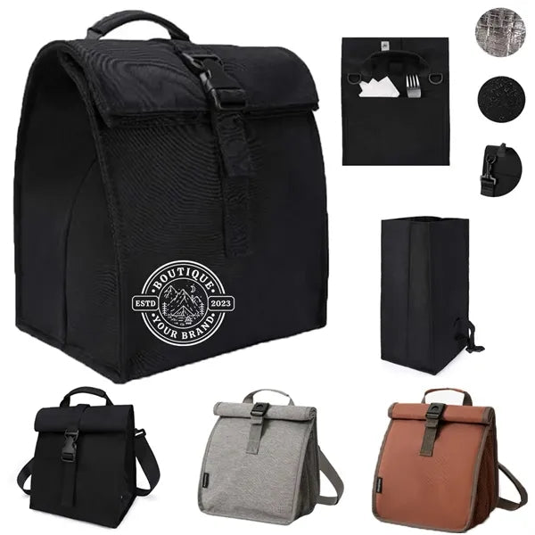 Portable Insulated Folding Lunch Bag Lightweight Box