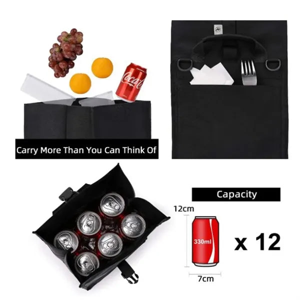 Portable Insulated Folding Lunch Bag Lightweight Box
