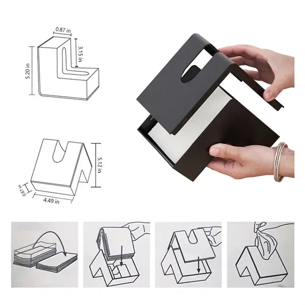 Bidirectional L-Shaped Drawer Box