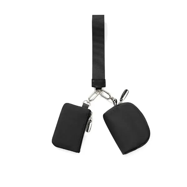 Portable Keychain Wallet Women Detachable Mini Zipper