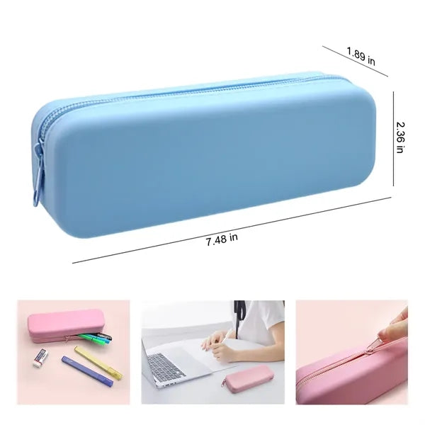 Silicone Minimalist Stationery Storage Pencil Case