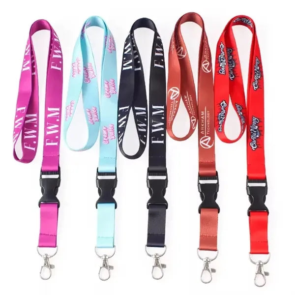 1" Wide Breakaway Sublimation Lanyard
