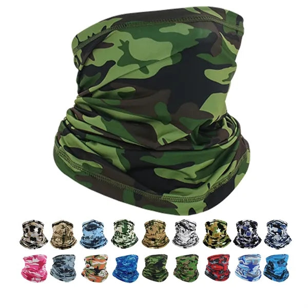Camouflage Neck Gaiter Face Mask for Sun Protection