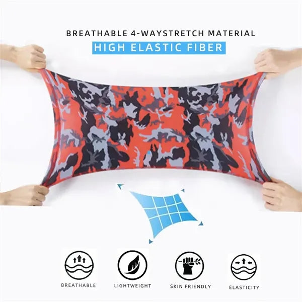 Camouflage Neck Gaiter Face Mask for Sun Protection