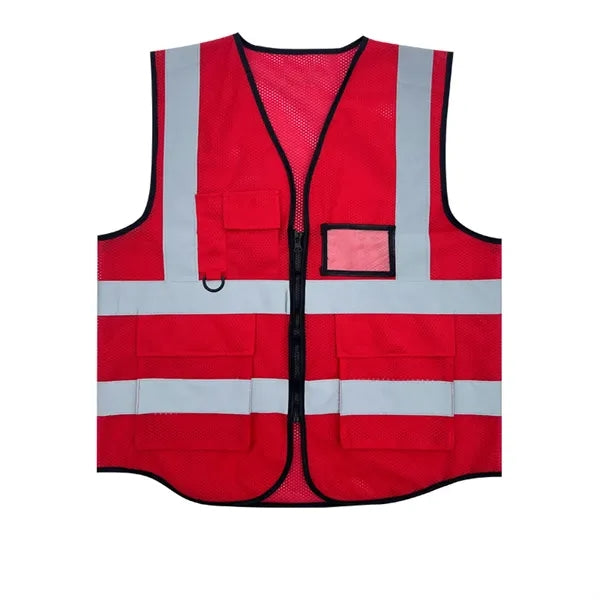 Reflective Safety Vest W/ Multi Pockets