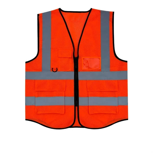 Reflective Safety Vest W/ Multi Pockets