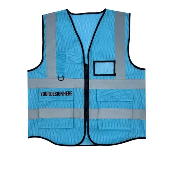 Reflective Safety Vest W/ Multi Pockets