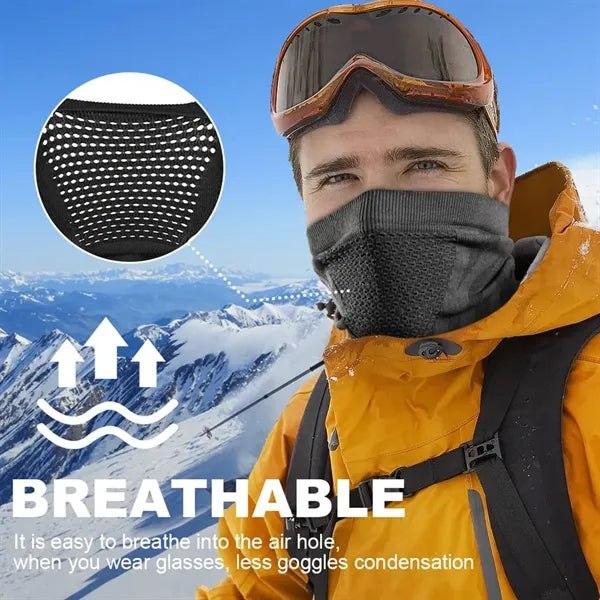 Winter Neck Warmer Gaiter, Windproof Face Mask for Skiing