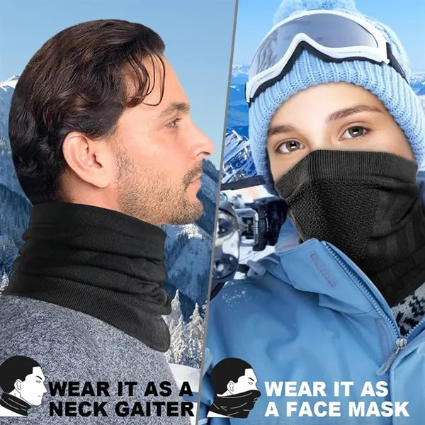 Winter Neck Warmer Gaiter, Windproof Face Mask for Skiing