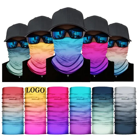 Gradient Outdoor Cycling Face Mask, Multi-Style Magic Scarf