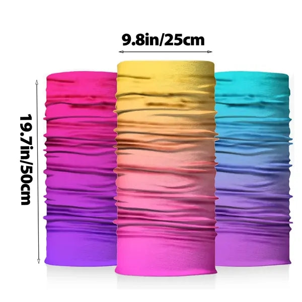 Gradient Outdoor Cycling Face Mask, Multi-Style Magic Scarf
