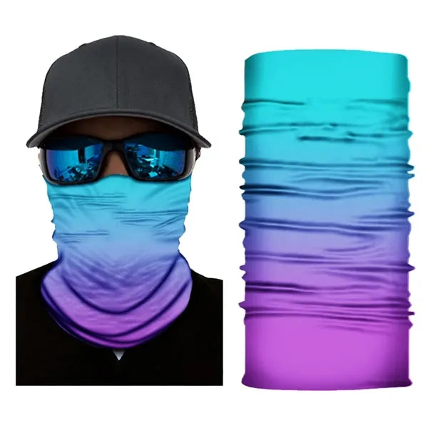 Gradient Outdoor Cycling Face Mask, Multi-Style Magic Scarf