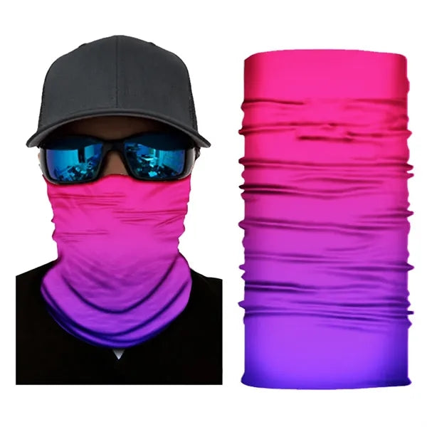 Gradient Outdoor Cycling Face Mask, Multi-Style Magic Scarf