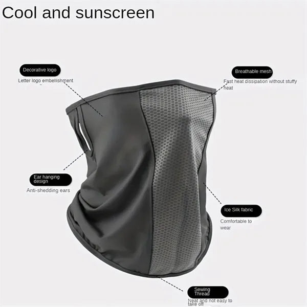 Summer Cooling Neck Gaiter Face Mask for Outdoor Fishing
