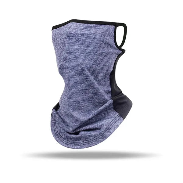 Cooling Mesh Face Mask Neck Gaiter with Ear-Hanging