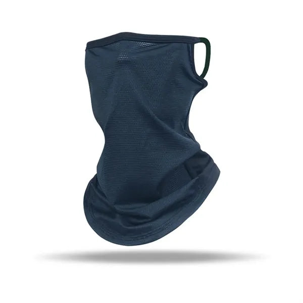 Cooling Mesh Face Mask Neck Gaiter with Ear-Hanging