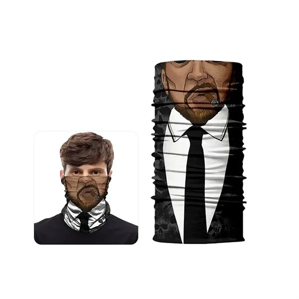 Premium Full Color Skull Cooling Face Mask UPF 50+