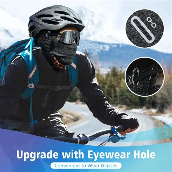 Fleece Balaclava Ski Mask, Cooling Option Also Available