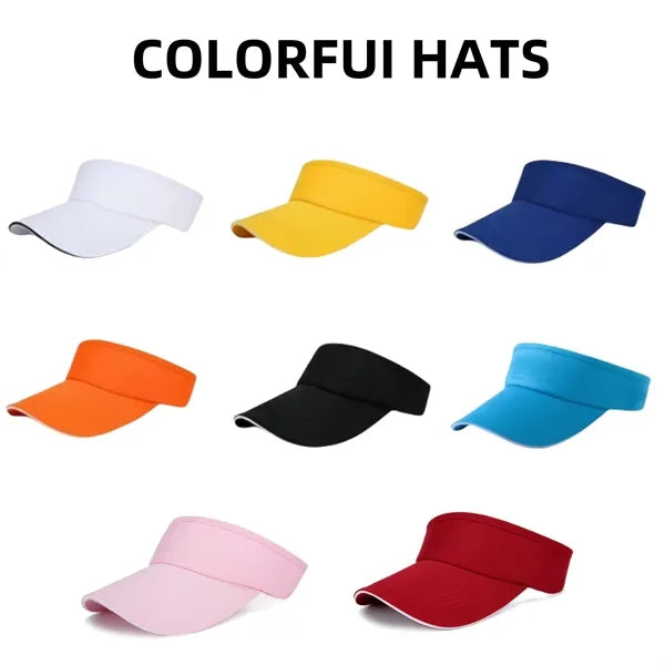 Adjustable Cotton Sun Visor Hat