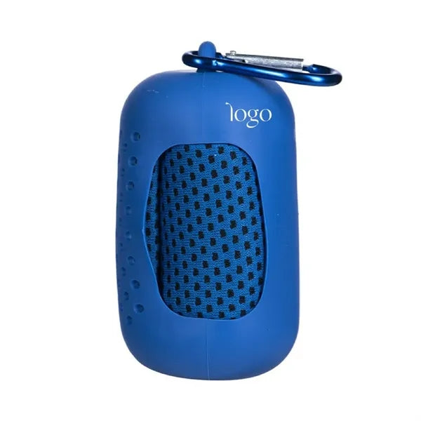 Portable Mini Silicone Set Cold Towel