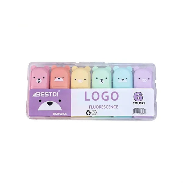 Colorful Bear Highlighter Set