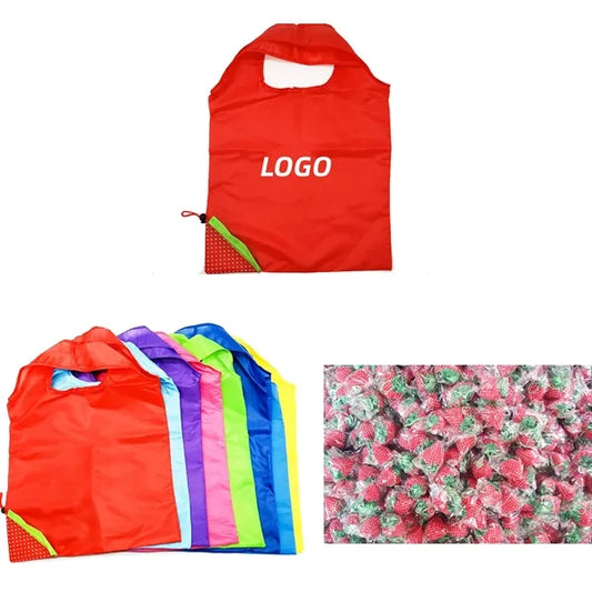 Folding Strawberry Bag