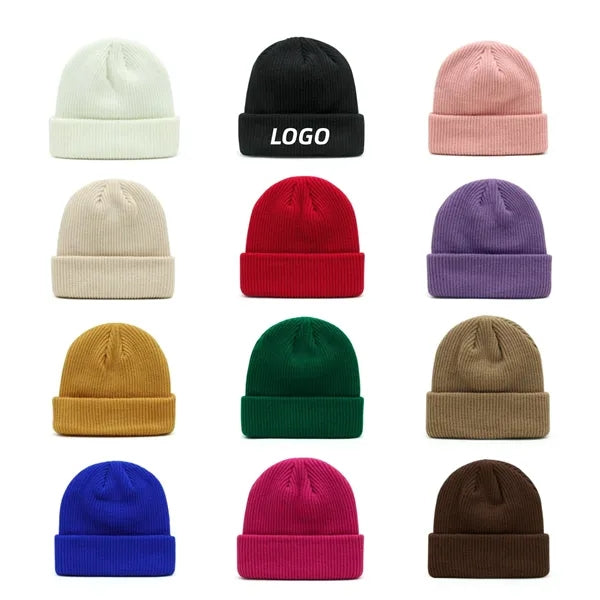 Solid Color Knitted Beanie