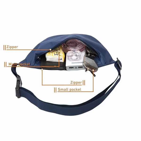 Oxford Half Moon Belt Bag / Fanny Pack