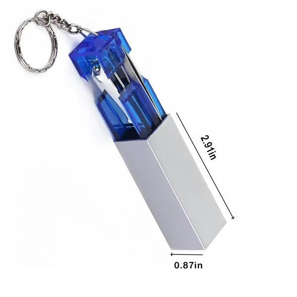 Portable Manicure Pillars Set Keychain